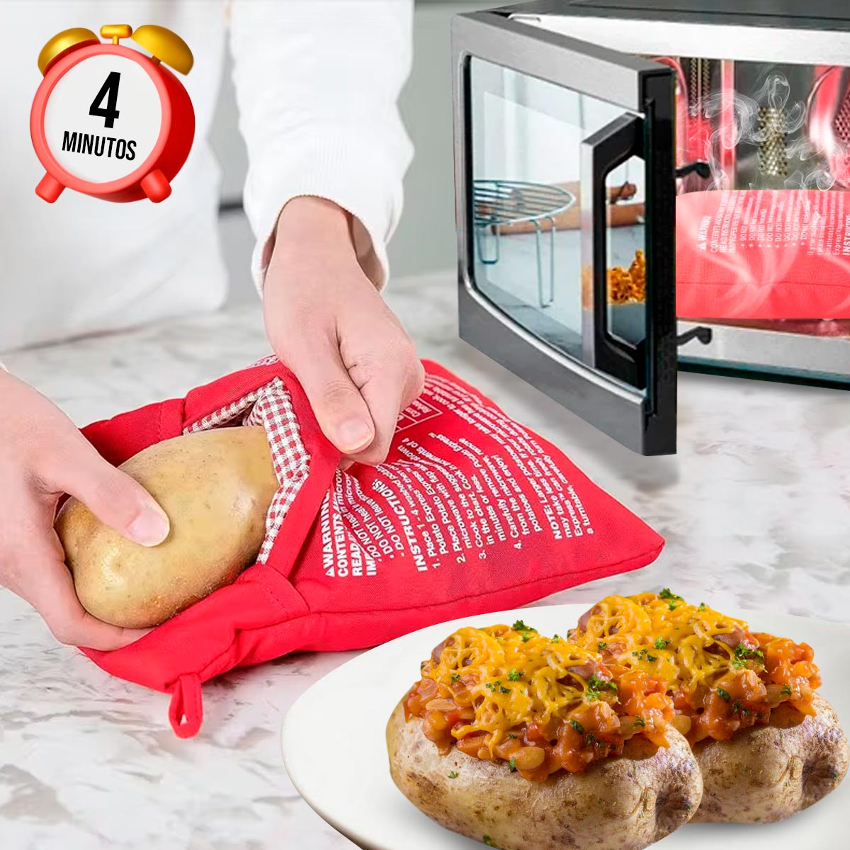 Miniatura 5 de Bolsa Para Cocinar Papas PEPKG10713-A